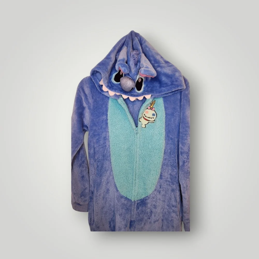 Disney Lilo & Stitch Unisex Adult One Piece Halloween Costume Size S Pajama - Picture 14 of 15